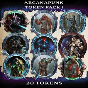 Arcanapunk Token Pack 1
