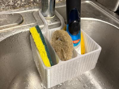 Dishwand and sponges holder