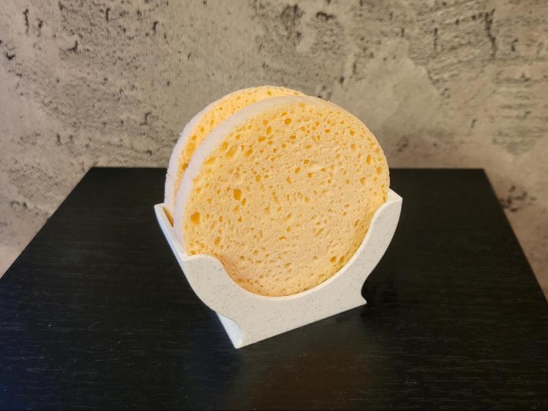 Cosmetic sponge holder 
