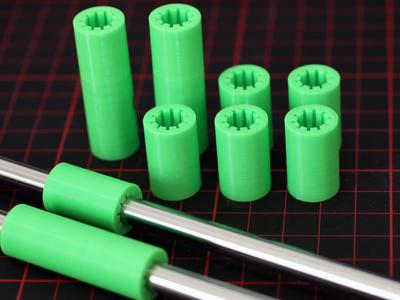 Customizable Linear Bushing / Bearing - LM8UU, LM8LUU, LM12UU, LM12LUU, LM16UU, ... IGUS like