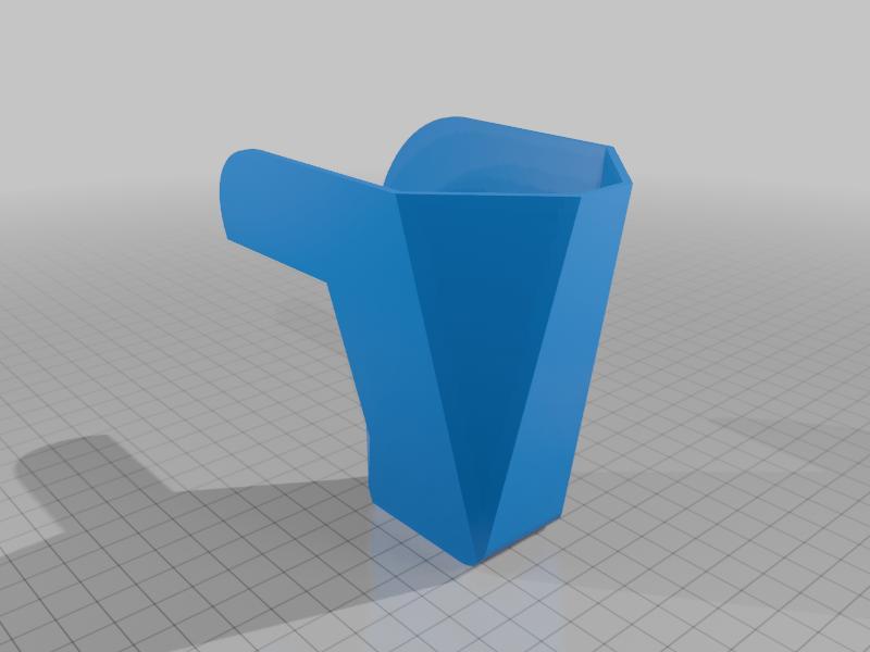 Filament scoop easy bed cleanup