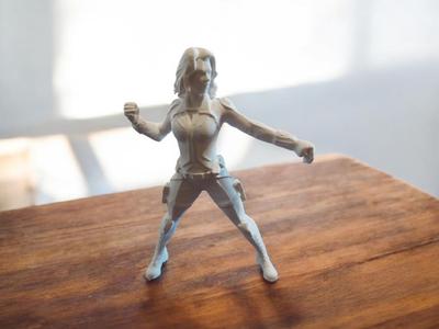 Black Widow's Elegant Strength