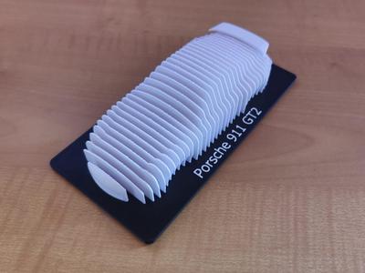 Porsche 911 GT2 Layered Model
