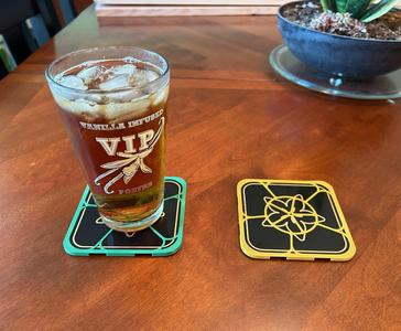 Grille for Adafruit aluminum coasters