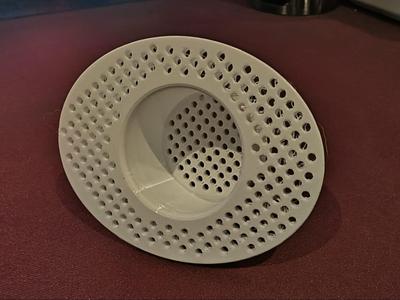 Oval Shower Drain Grate 80x63x40mm