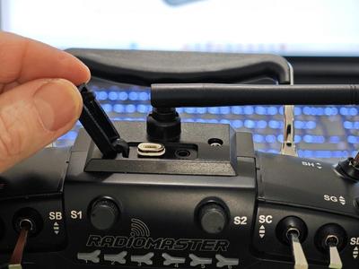 TX16S top connectors extended cover