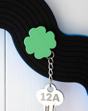 Clover // Flatland Keychain Magnet