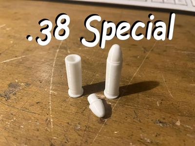 Imitation of a .38 Special cartridge
