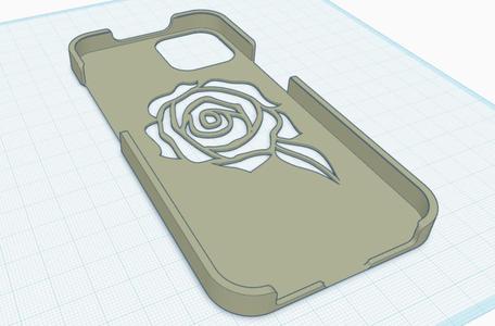 iphone 14 with rose design