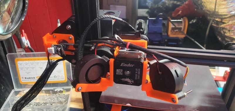 ENDER3V2 / S1 SPRITE UPGRADE DUAL 5015 FAN MOD