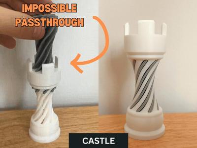 Castle Chess Piece Impossible Passthrough