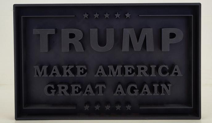 MAGA Trump Plaque
