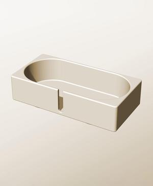 CX96-50-SB Modular slotted component container modern decor