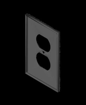 Wall Plate - Single Duplex (Size: Midsize) - William Morris Pattern