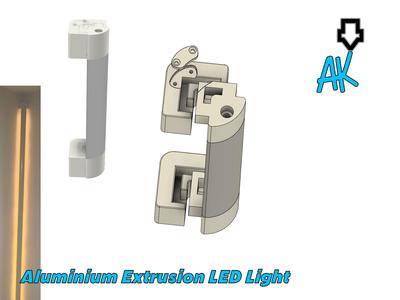 Alu Extrusion LED Wall Lamp for indirect light