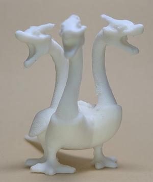 Mutant Goose Hydra (50mm baseplate, 47mm height) (DND/TTRPG)