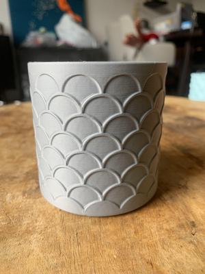Scale Pattern Pot/Planter