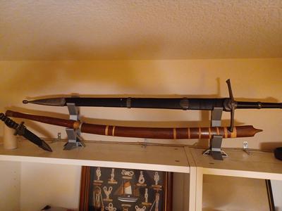 Double Sword Stand Holder