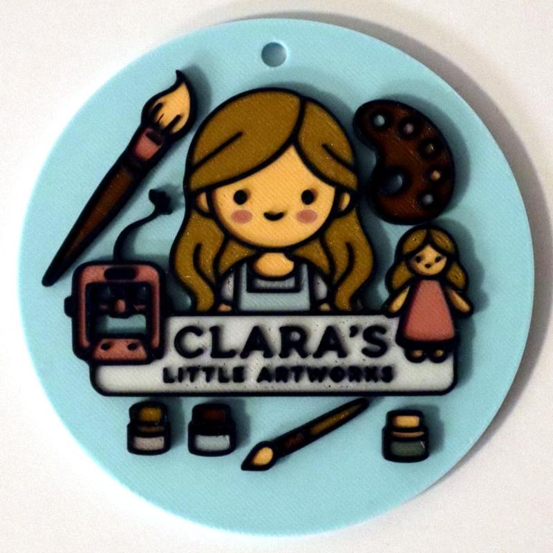 Clara's Little Artworks Logo