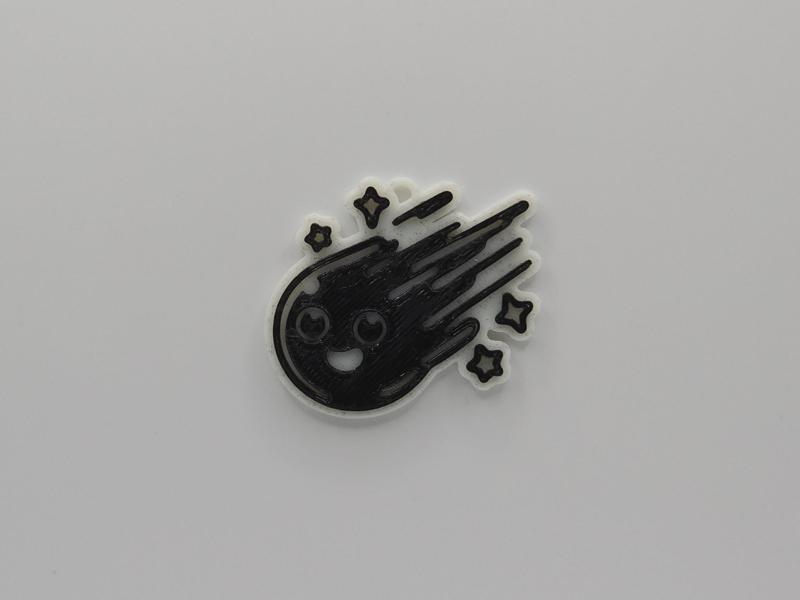 Cute Meteor Keychain