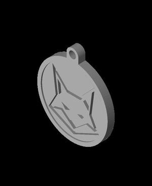Red Rising Thelemanus Fox Keychain