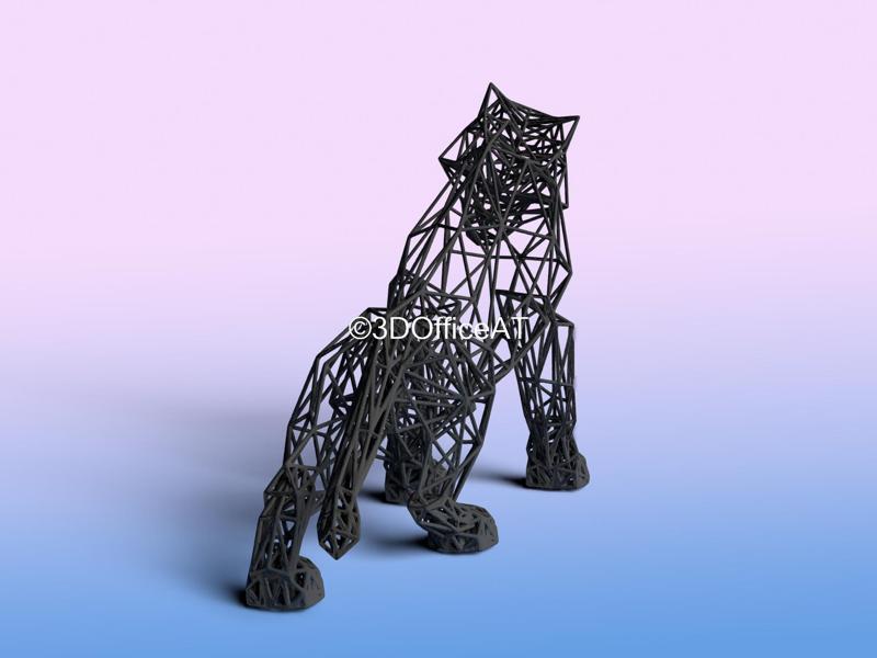 Jaguar Wire Art