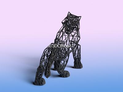 Jaguar Wire Art