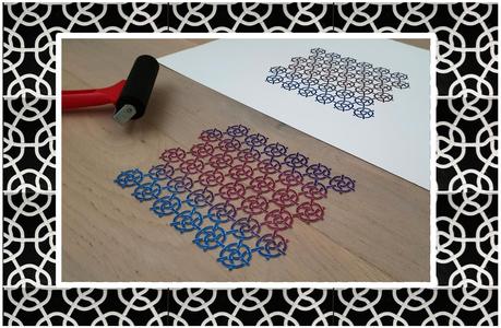 Interwoven Knotwork Pattern for Relief Printmaking  (FreeCAD)