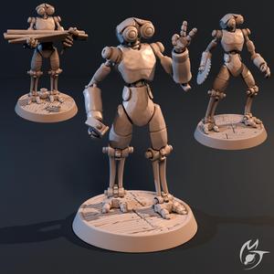 Arby: the Auxiliar Automatons - three Robots