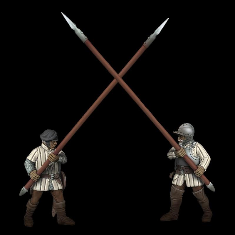 Anglo-Scots Pikemen and Halberdiers