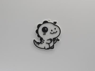 Cute T-Rex Keychain