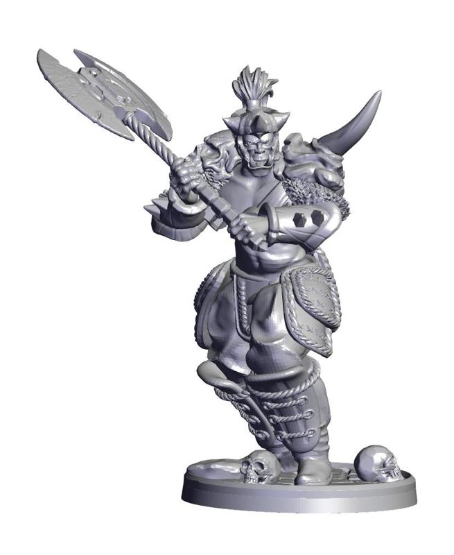 Orc Barbare.stl