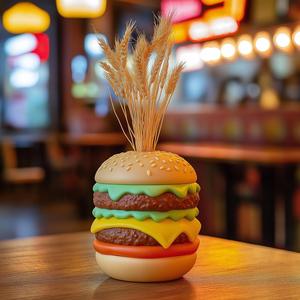 Burger Vase for Fun Decor