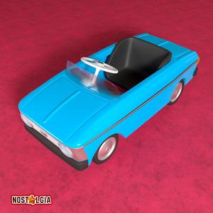Moskvich vintage pedal toy car