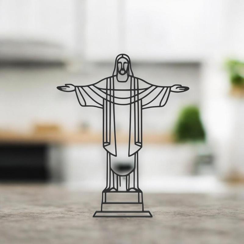 Christ The Reedeemer Line Art - Desktop Line Art