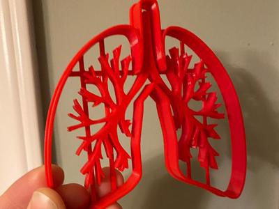 Lungs Cookie cutter