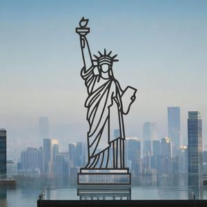 Statue Of Liberty Line Art - Desktop Line Art