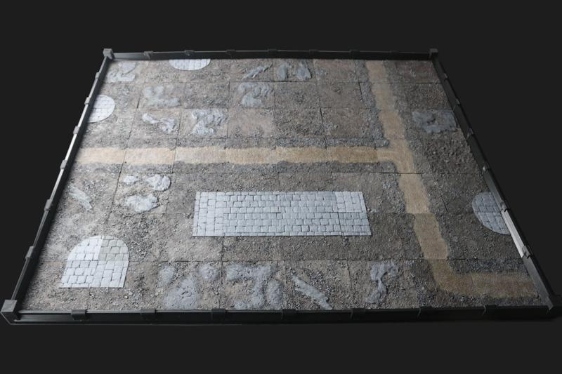 3D Printable Ground Terrain | STL Files | 6  x 6  Tiles | Modular Battlefield - Ground Pack