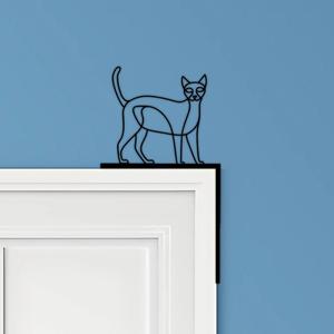 Cat Door Corner Decor