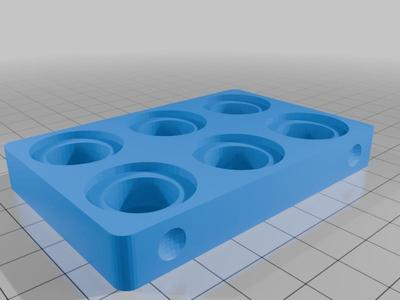 Mini Reloading Shell Holder Organizer with Locking Lid