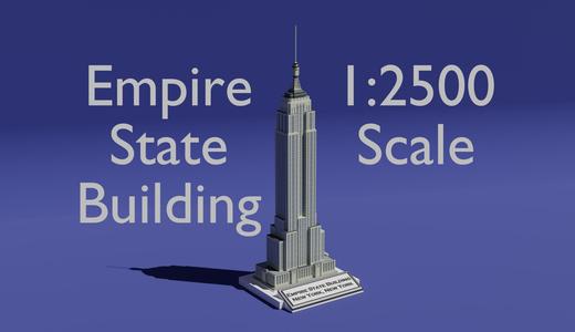 Empire State Building Scale Model Display