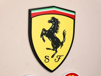 Ferrari Formula 1 Team Emblem [WITH SPONSORS]