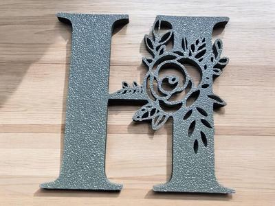 Decorative letter H