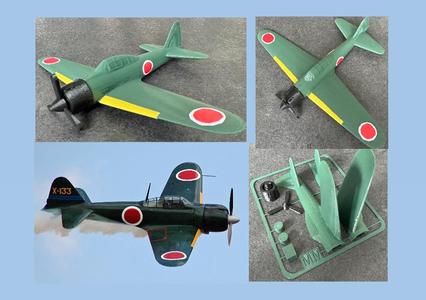A6M Zero kit card