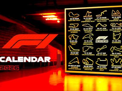 Formula 1 - 2026 Calendar