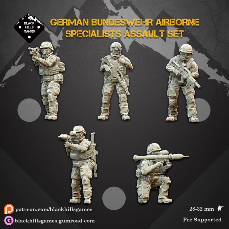Black Hills Games - Bundeswehr Airborne Specialists (Assault Set)