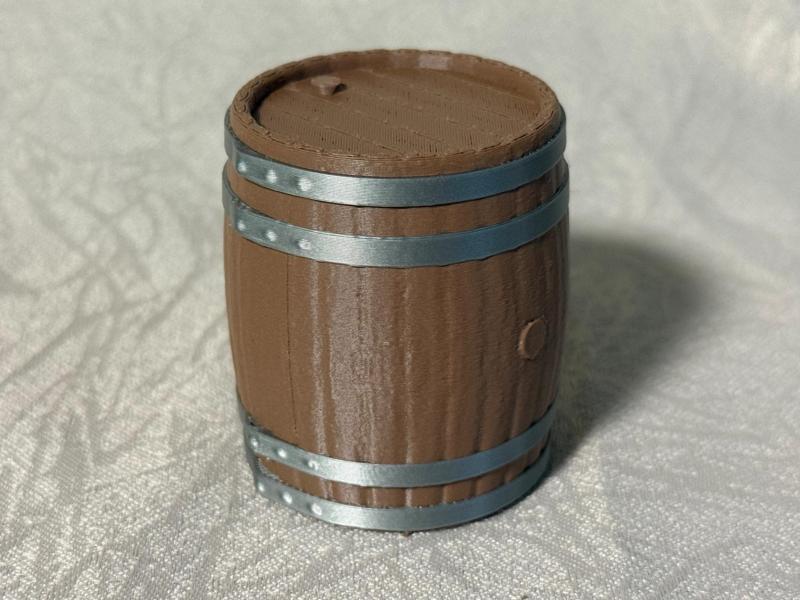 Miniature Wooden Barrels