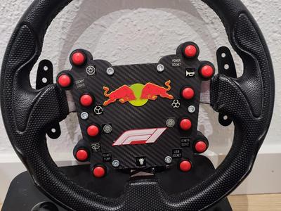 sim racing rally steering wheel button panel