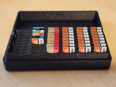 Micro SD Card Box - 48 Micro SD + 1 Standard SD