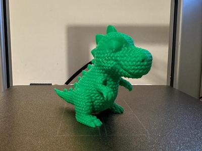Cute T-rex knitted